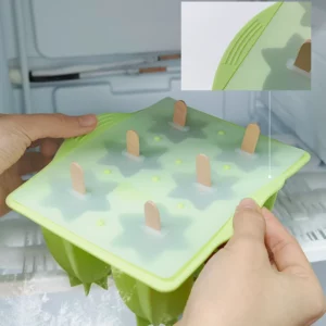 6-even Spiral Ice Cream Silicone Mold Home-made Children Popsicle Maker Food-grade Summer Ice Cream Dessert Jelly Ice Mold - Image 5