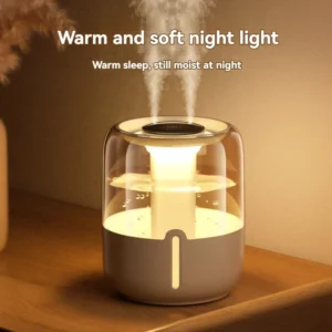 Xiaomi MIJIA 6.8L Large Capacity Humidifier USB Double Spray Low Noise Home Bedroom Office Night Light Essential Oil Diffuser - Image 3