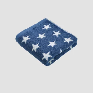 Retro Cotton Towel Dots Stars Striped Heart Pattern Soft Face Towel Super Absorbent Thick Hand Towels for Bathroom Kids Adults - Image 6