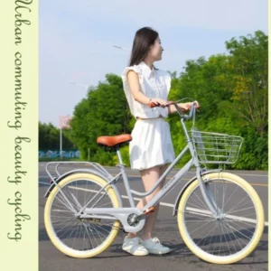 Cooya official-website-Commuter Bike for Women, Simple Adult Scooter, Student Bike, Vintage Bike, New, 24 ", 26" - Image 6