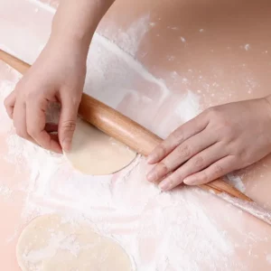 Pastry Tool Fondant Cake Dough Roller Pasta Dumpling Skin Maker Wood Rolling Pin Double Tip Non-Stick Cooking Tool Dough Roller - Image 4