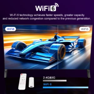 2024 New H96 MAX H313 Mini TV Stick Android 14 Smart TV Box Android14 2GB 16GB 8GB Wifi6 BT 4K HD Google Voice Media Player - Image 6