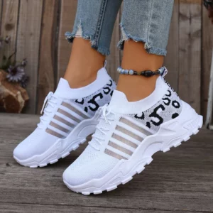 Summer Women Casual Shoes High-quality Breathable Sports Shoes Thick Soled Ankle Boots Zapatillas De Mujer 2025 New White Shoes - Image 2