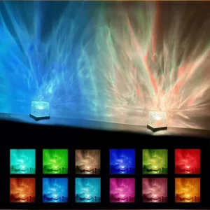 Ocean Wave Projector Light 16 Colors Midnight Aura Aurora Glow Lamp Home Office Bar Restaurant Underwater Projector Night Light - Image 2