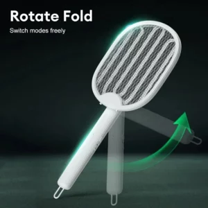 Foldable Electric Mosquito Killer USB Rechargeable Fly Trap Mosquito Swatter Racket Insect Killer With UV Light Bug Zapper 3500V - Image 5