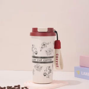 500ml Stainless Steel Double Wall Vacuum Insulated Travel Mug with Handle/Portable Thermal Cup Coffee Tumbler Termos Cup thermos - Image 5