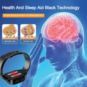 EMS Sleep Aid Watch Microcurrent Pulse Sleeping Anti-anxiety Insomnia Hypnosis Device Fast Sleep Rest Wristband Watch Relief - Image 2