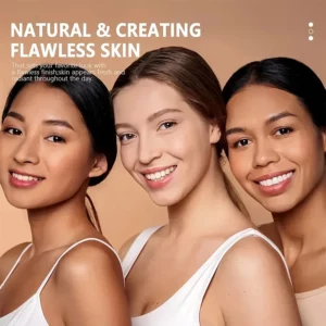 3-color Dark Powder Bronze Powder Dark Skin Foundation Oil Control Concealer Brighten The Face Create Three-dimensional Makeup - Image 3