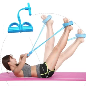 Tension Rope Sit-up Handle Waist Abdomen Exercise Training Elastic Yoga Pedal Puller Resistance Band Fitness Equipment - Image 4