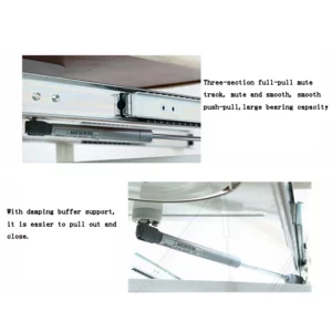 Wardrobe Push-pull Folding Ironing Board Rotatable/Stretchable /Washable In-cabinet Mute Damping Hidden Hardware Accessories - Image 4