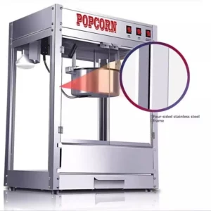 Automatic Popcorn Machine Commercial Electric Popcorn Maker Electric Puffed Rice Maker Commercial Automatic Corn Popper - Image 6