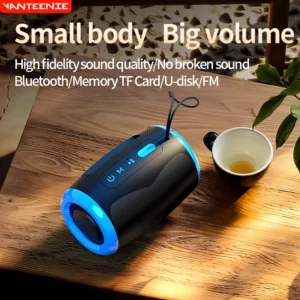 Portable Bluetooth Speaker Outdoor Waterproof Wireless TWS Radio Column Box Speaker Support TF card Stereo 3D Hi-Fi Music Player - Image 2