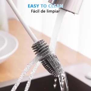 Bottles Brush Silicone Baby Bottles Clean Brush Long Cleaning Brush Cup Brush for Scrubbing Useful Cleaning Product for Home - Image 4