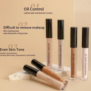 Waterproof Concealer Pen Full Coverage Cover Dark Circles Acne Pores Concealer Pen Matte Foundation Cream Facial Makeup Cosmetic - Image 4