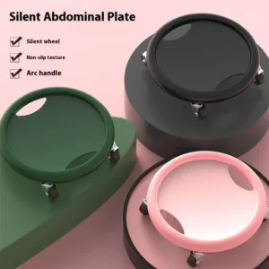 Abdominal Wheel Roller Abs Trainer Home Fitness Equipment Accessories Abdominal Waist Exerciser Bodybuilding Mute Sliding Plate - Image 6