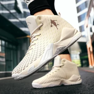 Brand Mens Basketball Shoes Boys High-top Sneakers Casual Breathable Tennis Shoes Womens Comfortable Non-slip Youth Sports Shoes - Image 6