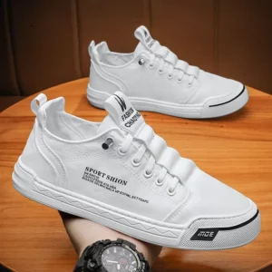 Green Men Casual Shoes Ice Silk Canvas Shoes for Men Walking Shoes Outdoor Sneakers Male Breathable Footwear Tenis Hombres - Image 5