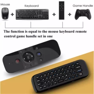 Wireless Air Voice Mouse 2 in 1 2.4G Bluetooth Mini Keyboard Rechargeable Remote Control IR Learning for Smart TV Android TV Box - Image 3