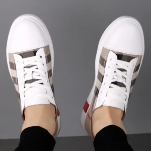 2022 New Fashion Mens Breathable Skateboard Shoes Men Fashion Sneakers High Quality Trainers Shoes Casual Genuine Leather Shoes - Image 3