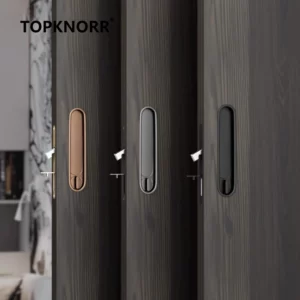 Latest Pocket Door Sliding Door Lock Room Sliding Doors for Interior Locks Fittings Bathroom Slide Hardware Invisible Entry Hook - Image 2