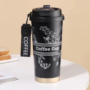 500ml Stainless Steel Double Wall Vacuum Insulated Travel Mug with Handle/Portable Thermal Cup Coffee Tumbler Termos Cup thermos - Image 6