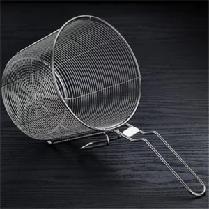 Hot Stainless Steel Mesh Colander Frying Basket Kitchen Handheld Noodles French Fries Sieve Oil Strainer Filter Spoon Tools Gadg - Image 5