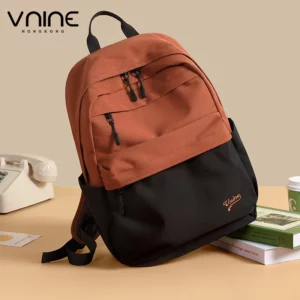 VNINE backpack for female college students in 2024, new middle and high school student backpack, computer bag, outdoor travel - Image 1
