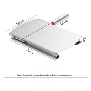 Cheese Board with Wire Cutter 5.5 Inch Stainless Steel Ham Sausage Slicer Cutter Cheese Wire Cutter with Serving Board - Image 5