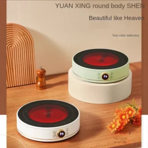 New Electric Ceramic Stove Home Mini Tea Cooker 2000W High Power Induction Cooktop Round Induction Cooker Kitchen Appliances 인덕션 - Image 2