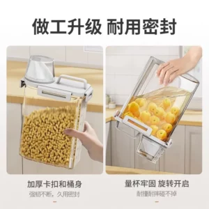 Food grade five grain and miscellaneous storage box, rice bucket tank, sealing kitchen utensil - Image 4