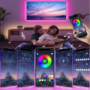 USB LED Strip Lights APP Control Color Changing 5050 RGB Led Light Flexible Lamp Tape for Room Decoration TV Backlight Diode - Image 3
