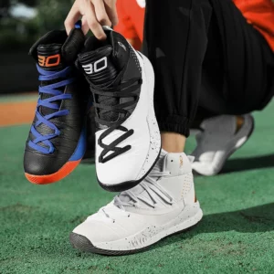 2024 Men Sneakers Men Boys Basket Shoes Autumn High Top Anti-slip Outdoor Sports Shoes Trainer Women Zapatillas Basketball Shoes - Image 4