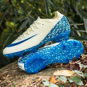 Men Soccer Shoes FG/TF Soft Football Sneakers Breathable Non-Slip Cleats Grass Trainers Outdoor Low Top Running Sport Footwear - Image 3