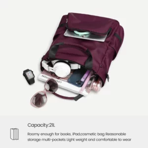 Tigernu New 3 In1 Tote Bag With Zipper For Women Casual School Backpacks Fashion Female Shoulder Bag Light Weight Girls Handbags - Image 3