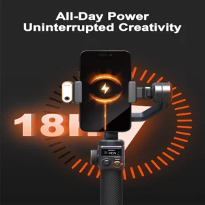 Hohem Office Gimbal iSteady M6 3-Axis Cell phone stabilize for xiaomi with AI tracker Magnetic Fill Light Full Color Video Vlogg - Image 5