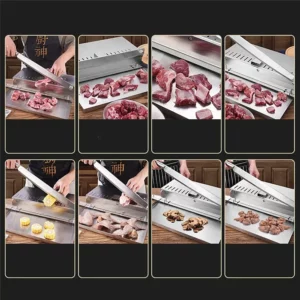 Home Kitchen Manual Frozen Meat Slicer Bone Cutting Tool Stainless Steel Minced Lamb Bone Meat Cutter Chicken Duck Fish Cutting - Image 3