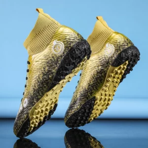 Men Soccer Shoes Kids Football Boots Women Professional Soccer Cleats Antiskid Chaussure Football TF/FG Outdoor Football Shoes - Image 2
