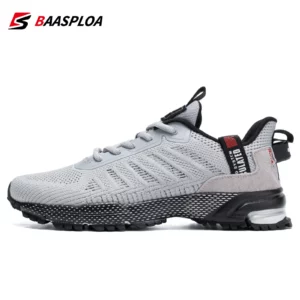 Men's Running Shoes Baasploa Male Sneakers Shoes Breathable Mesh Outdoor Grass Walking Gym Shoes For Men Plus Size 41-50 - Image 3