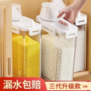 Food grade five grain and miscellaneous storage box, rice bucket tank, sealing kitchen utensil - Image 2