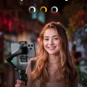 hohem Official V3 Smartphone Stabilizer Ai Face Tracking 3-Axis Phone Gimbal Built-in Selfie Stick Portable iPhone16/Samsung - Image 5