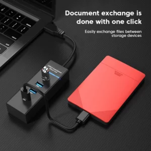 4 Ports 2.0 3.0 USB HUB Splitter High Speed Multi Splitter USB Adapter Expander Cable For Desktop Xiaomi Laptop Adapter USB HUB - Image 6