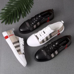 2022 New Fashion Mens Breathable Skateboard Shoes Men Fashion Sneakers High Quality Trainers Shoes Casual Genuine Leather Shoes - Image 4