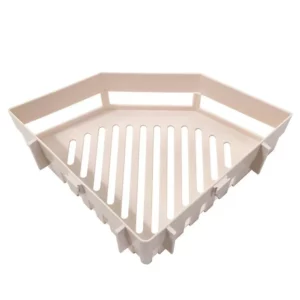 Creative Traceless Plastic Bathroom Kitchen Storage Rack Organizer Bathroom Hollow Corner Shelf Shampoo Holder Home Accessories - Image 6