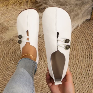 Women Flats Shoes 2024 New Spring Autumn Casual Comfortable Boat Shoes Loafers Round Toe Ballet Outdoor Soft Bottom Flat Shoes - Image 5