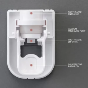 Creative Wall Mount Automatic Toothpaste Dispenser Bathroom Accessories Waterproof Lazy Toothpaste Squeezer Toothbrush Holder - Image 3