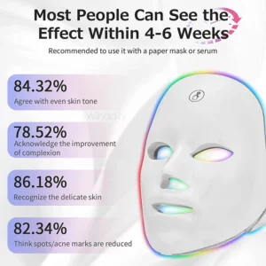 7 Colors Wireless Led Face Mask Therapy Photon USB Recharge Facial Mask For Anti Aging Skin Rejuvenation Skin Care Beauty Device - Image 6