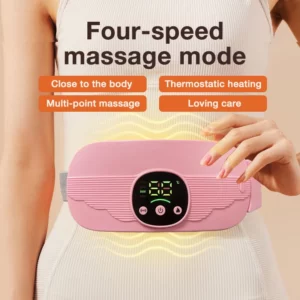Menstrual Heating Pad Smart Warm Palace Belt Waist Vibration Massage Device Abdominal Massager for Cramps Period Pain Relief - Image 5