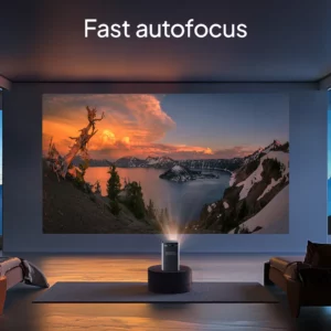BYINTEK P70 Projector 4K 1080P DLP Mini Portable Projector Home Theater Smart Wi-Fi & Bluetooth for Movies & Gaming With Battery - Image 5
