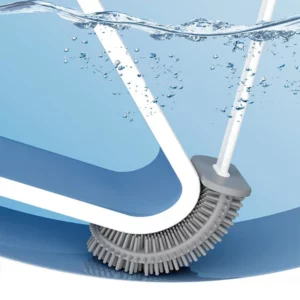 Toilet Brush Silicone Toilet Cleaning Brush Wall Mounted Toilet Cleaner Brooms Set Modern WC Kit Beauty Bathroom Accessories - Image 3