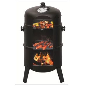 3 in 1 Barrel Charcoal Grill Smoker Grill Ogrodowy мангал для шашлыков Barbacoa de Carbón Cookware bbq 석쇠고기불판 - Image 3